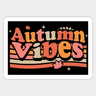 Autumn Vibes 70s Fall Lover Retro Vintage Sticker